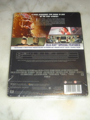 Steelbook The Predator Blu-Ray new, Greek edition