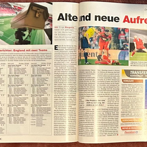 Kicker Euro 2016 tribute with Germany national team giant poster like new