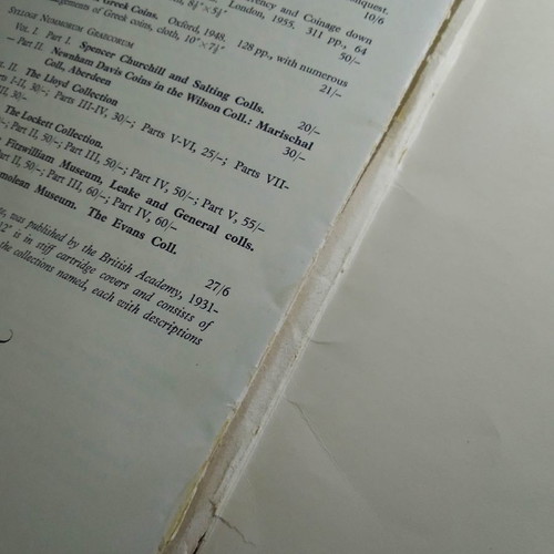 Greek Coins and Their Values used book from 1959