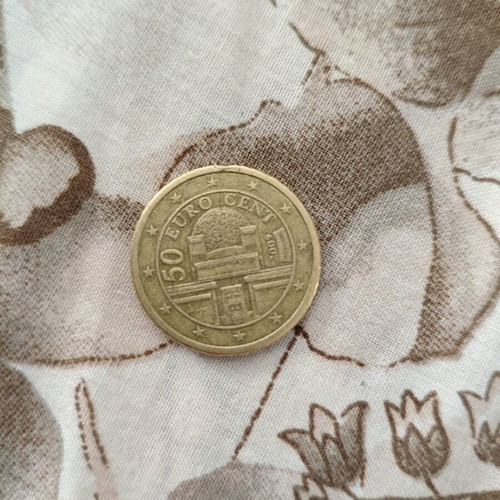 Austrian 50 Cent Euro Coin 2009 used
