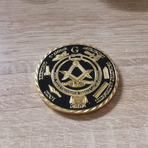Masonic commemorative medal 2020 like new, freemasons