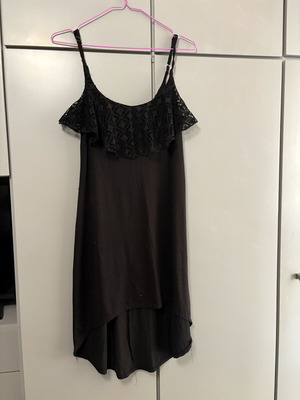 Miken Swim μαύρο ασύμμετρο φόρεμα beach cover-up μέγεθος M σαν καινούργιο