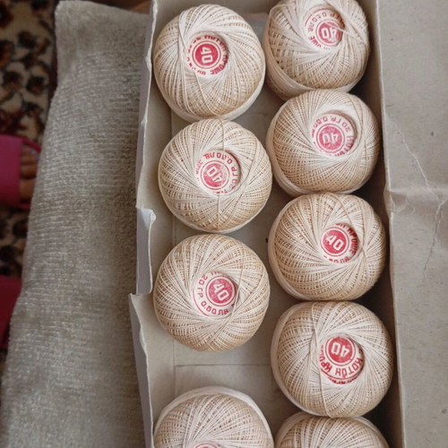 Crochet Thread 15 Tech 2/3 Korona New, 9 Balls