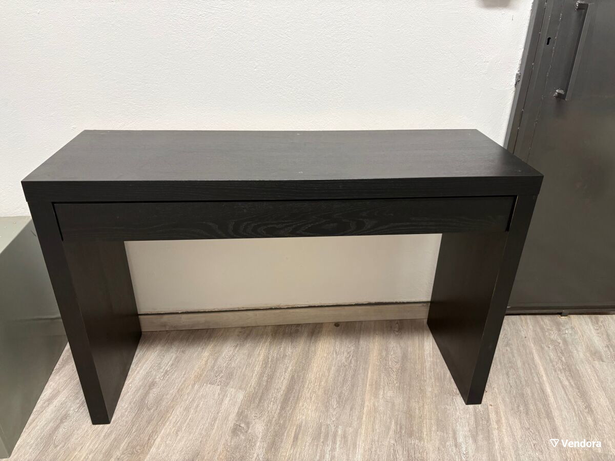 ikea black malm dressing table Console – Gabriel Page Mobilier main image 0