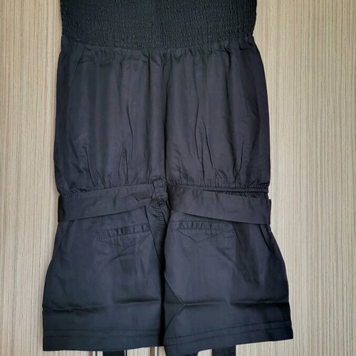 Tally Weijl black one-piece shorts like new with belt, size 38