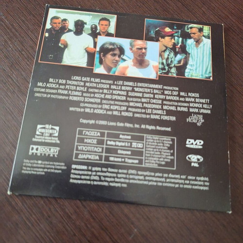 Monster's Ball DVD used, romantic drama with subtitles