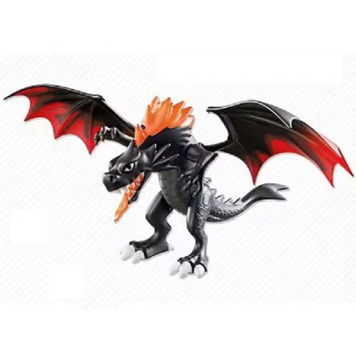 Playmobil Dragon used with light-up flames