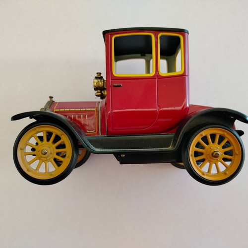 Schuco 1227 Ford Coupe T 1917 wind-up toy used, 60s-70s vintage