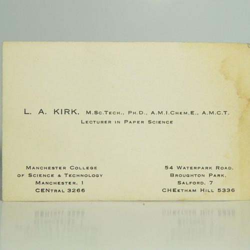 Professional cards used, old