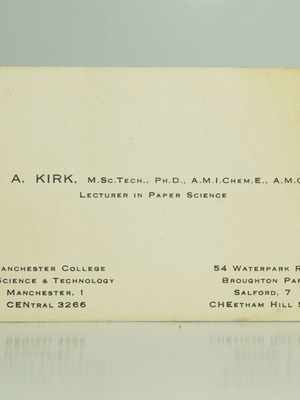 Professional cards used, old