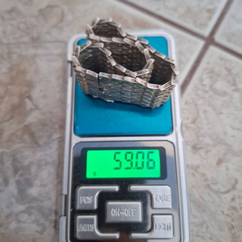 Vintage English silver bracelet