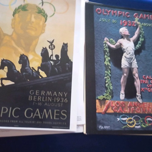 Olympic posters used, box set 1896-2004