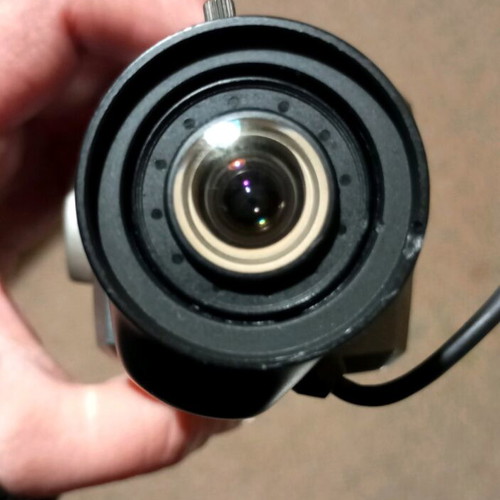 CCTV CCD camera with Samsung 10-50mm CS mount lens used
