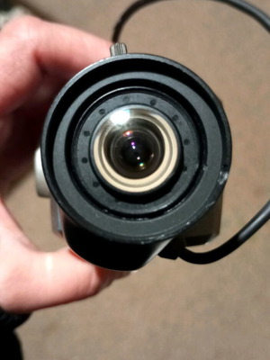 CCTV CCD κάμερα με φακό Samsung 10-50mm CS mount μεταχειρισμένη