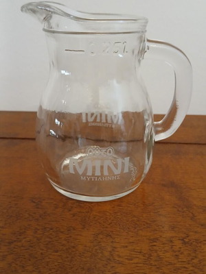 Mini Mytilinis Ouzo Glass Pitcher 0.25 lt like new
