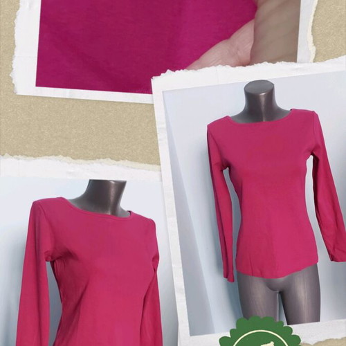 WOB world of basics cotton blouse like new, pink, sizes L-XXL