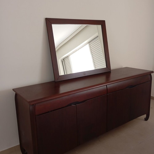 Living room furniture like new, solid cherry wood