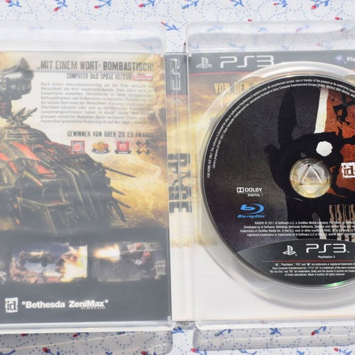 Rage Anarchy Edition PS3 used first-person shooter