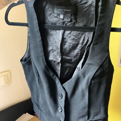 Zara vest used, black, size M