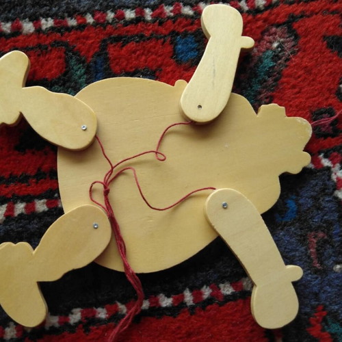 Wooden Obelix mobile toy used