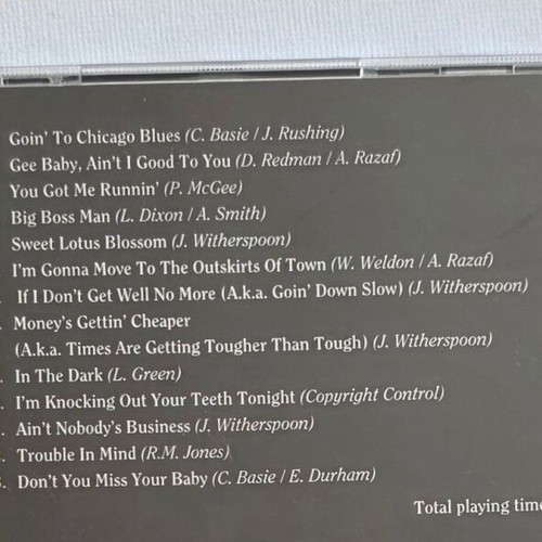 Jimmy Witherspoon Big Boss Man CD used