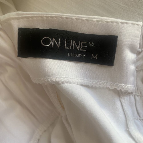 On Line mini dress size M luxury white, like new