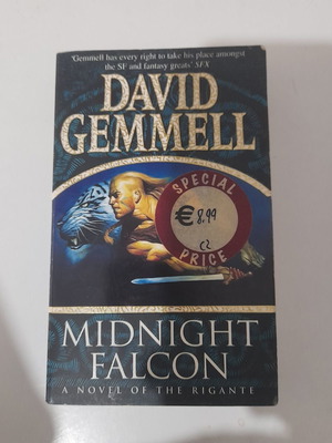 David Gemmell Midnight Falcon book in English in good condition