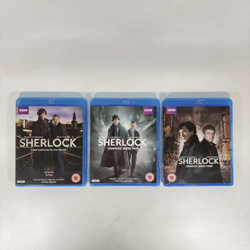 Sherlock Complete Series 1-3 Blu-ray like new with English subtitles