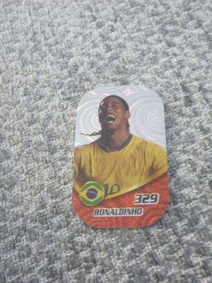 Ronaldinho Brazil Football Collectible Metal Tag used