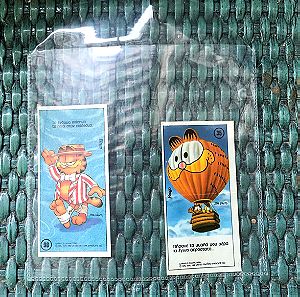 Vintage Bingo Garfield Stickers reserved for Tassos