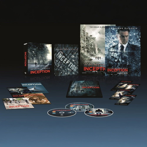 Inception Ultimate Collectors Edition Steelbook 4K Ultra HD new Blu-Ray