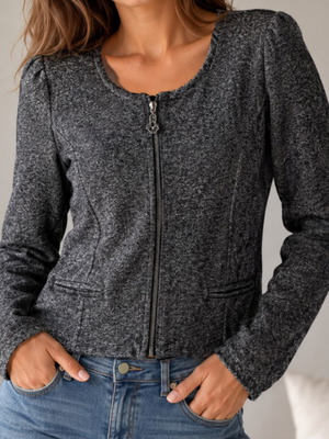 Maison Scotch cardigan S size, grey melange
