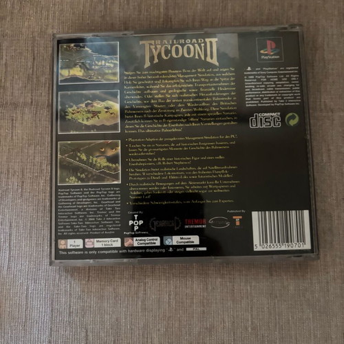 Railroad Tycoon II PlayStation 1 complete used