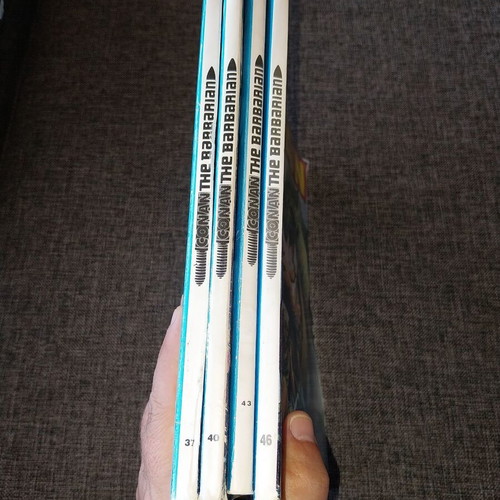 Conan comics used, set of 4 volumes 37, 40, 43, 46
