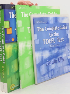 The Complete Guide to the TOEFL Test iBT Edition like new, set with audio CD