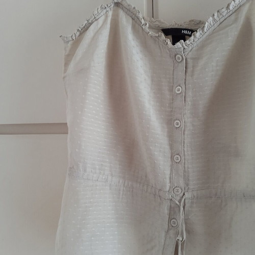 H&M top large beige like new