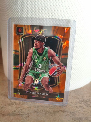Sylvain Francisco Orange Star Premier Level Euroleague Select Card 32/125 New