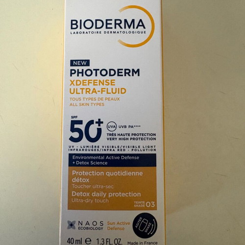 Bioderma Photoderm XDefense Ultra-Fluid Shade 03 SPF50+ face sunscreen