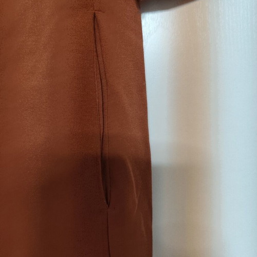Esmara fall dress, straight cut, three-quarter sleeves, tan, medium