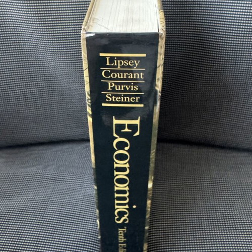 Economics Book 10th Edition by Lipsey, Courant, Purvis & Steiner like new