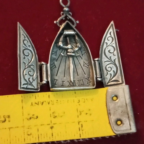 Gothic silver pendant 925 used, handmade by Thanos