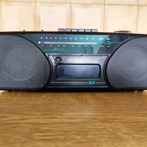 Grundig RR 367 vintage boombox with UBS, used