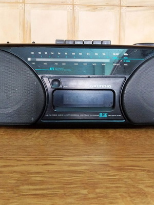 Grundig RR 367 vintage boombox with UBS, used
