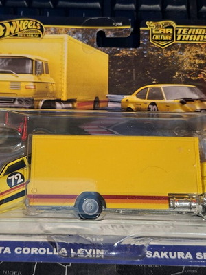 Hot Wheels Premium 1972 Toyota Corolla Levin Team Transport καινούργιο