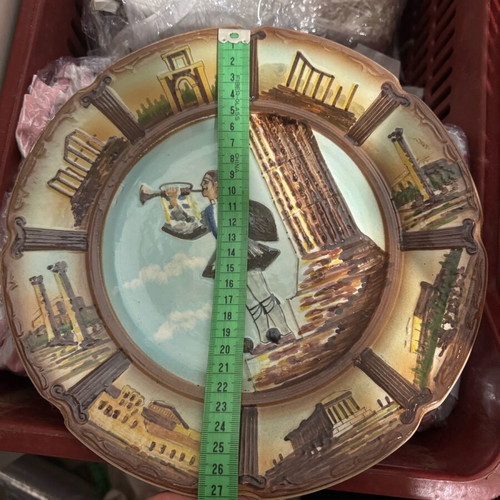 Decorative ceramic plate used