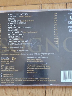 Andrea Bocelli Sogno CD