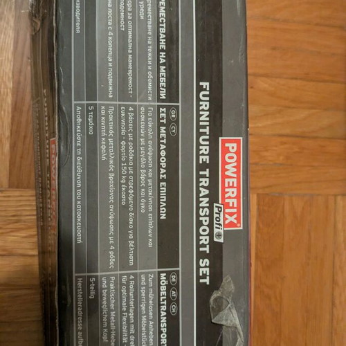 Furniture transport system like new set with 4 wheels and metal lever