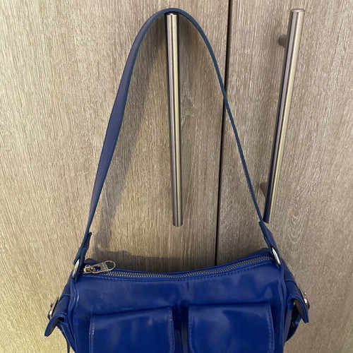 Pull&Bear blue electric shoulder bag