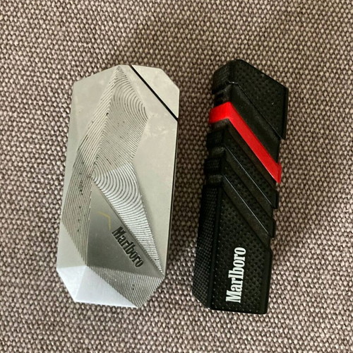 Marlboro lighters used, set of two