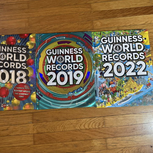 Guinness World Records books like new, set of 3